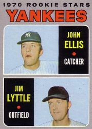 1970 Topps Baseball Cards      516     Rookie Stars-John Ellis RC-Jim Lyttle RC
